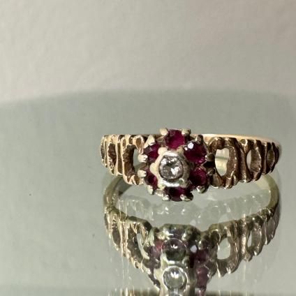 ơ 9 ӡ  饹󥰡Ruby Diamond Ring