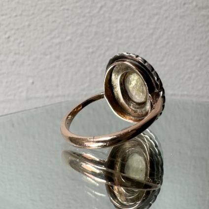 1900-20ǯ 9 С ȥ ѡ 󥰡9KYG Silver Pearl Ring