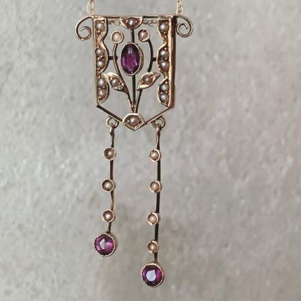 ɥǥ 12⥢᥷ ͥꥸͥå쥹12KYG Amethyst Necklace