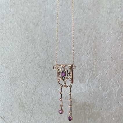 ɥǥ 12⥢᥷ ͥꥸͥå쥹12KYG Amethyst Necklace