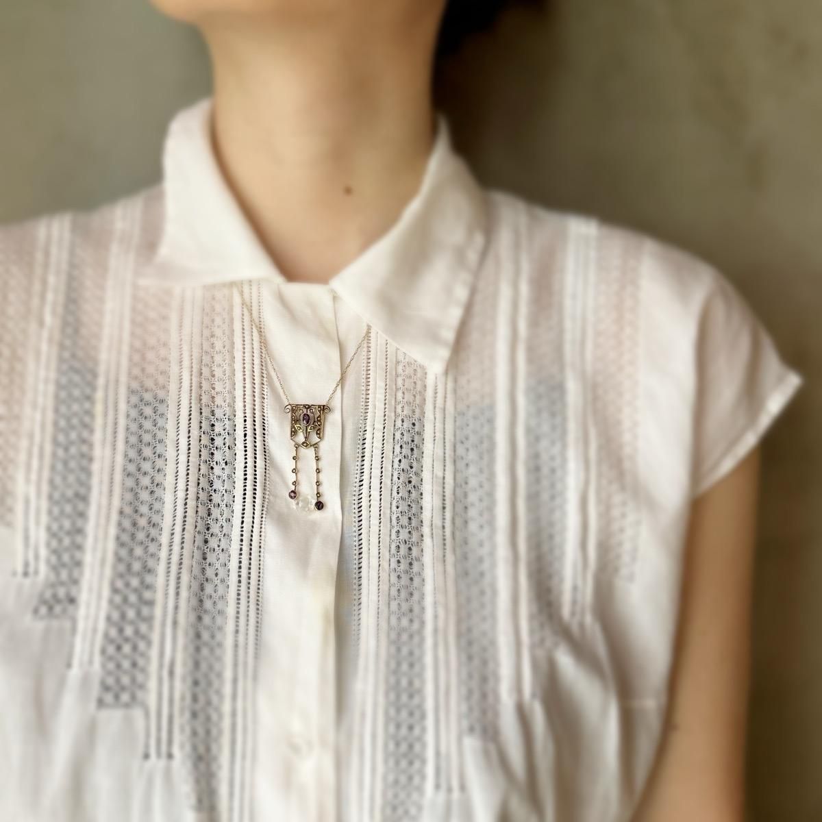 ɥǥ 12⥢᥷ ͥꥸͥå쥹12KYG Amethyst Necklace