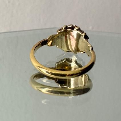 ȥꥢ 15 ᥷ ѡ 󥰡15KYG Amethyst Pearl Ring