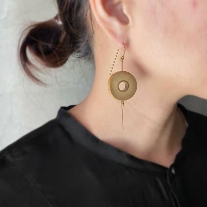  ǥʡ С Х֡ ɥС ԥIndia Designer's Silver Bamboo Earrings