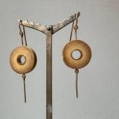  ǥʡ С Х֡ ɥС ԥIndia Designer's Silver Bamboo Earrings