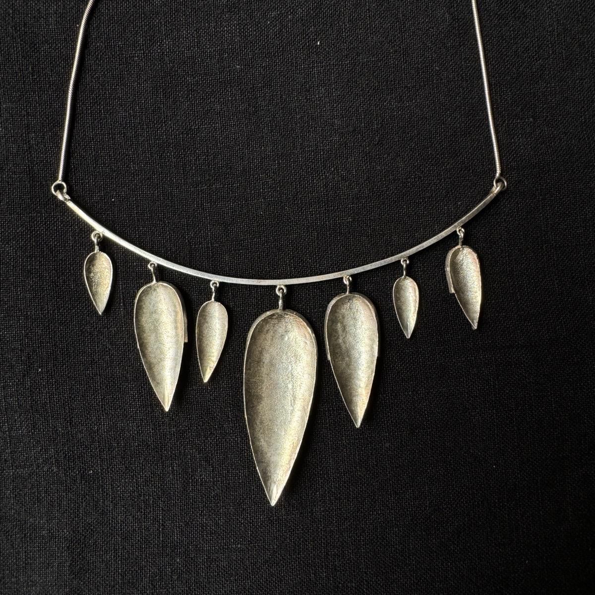  ǥʡ С ꡼ 硼ȥͥå쥹India Designer's Silver Necklace