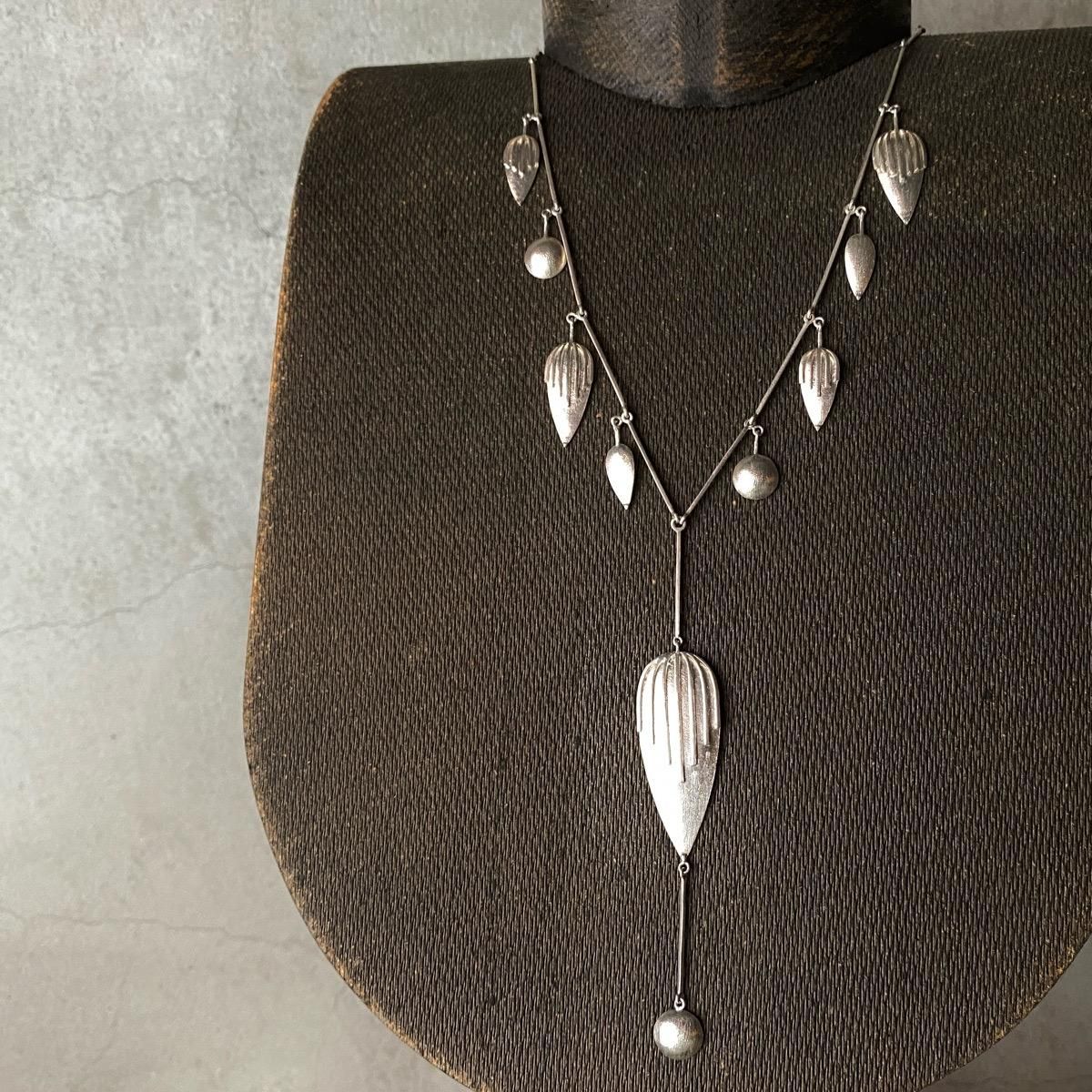  ǥʡ С ꡼ ȥ꡼ͥå쥹India Designer's Silver Necklace