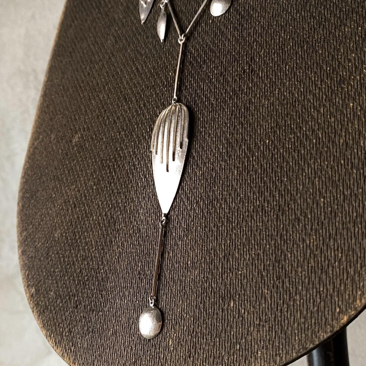 ǥʡ С ꡼ ȥ꡼ͥå쥹India Designer's Silver Necklace