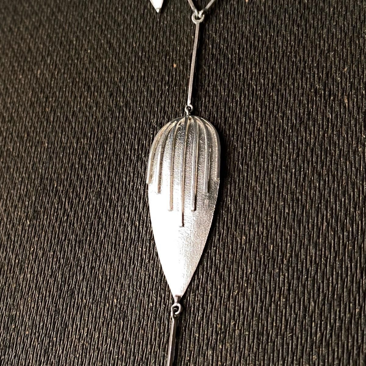  ǥʡ С ꡼ ȥ꡼ͥå쥹India Designer's Silver Necklace