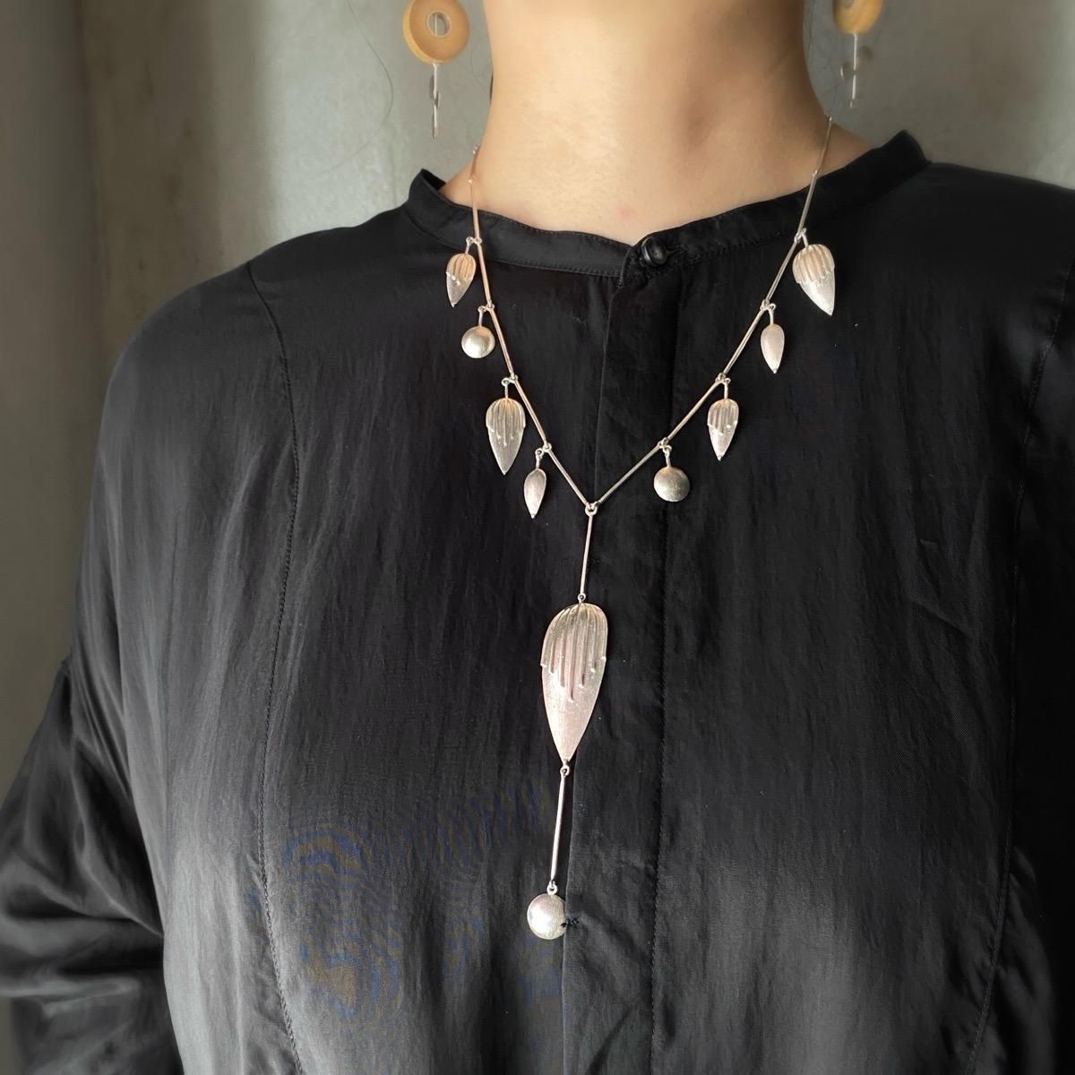 ǥʡ С ꡼ ȥ꡼ͥå쥹India Designer's Silver Necklace
