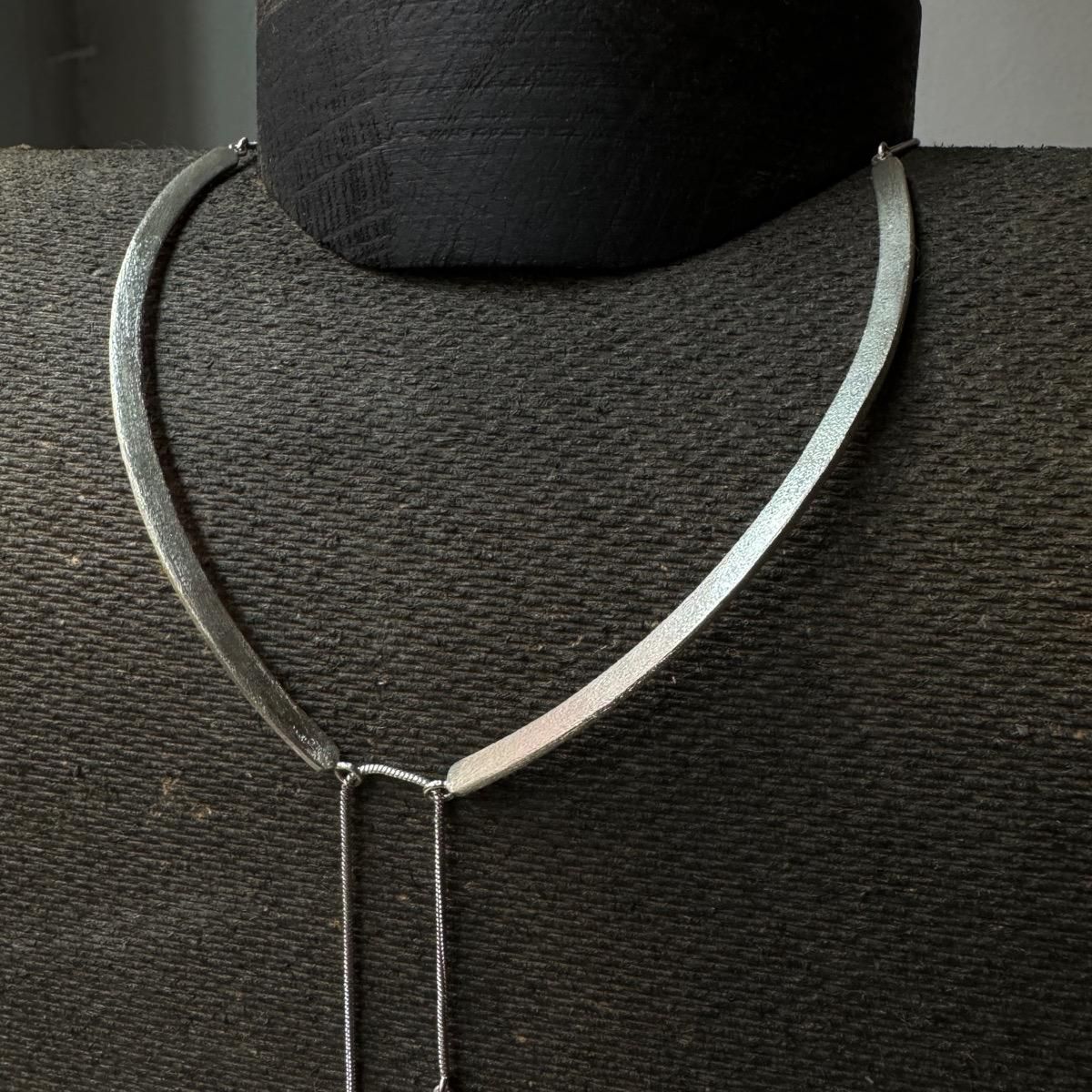  ǥʡ С ꡼ ꥨå ͥå쥹India Designer's Silver lariat Necklace