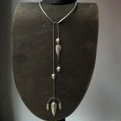  ǥʡ С ꡼ ꥨå ͥå쥹India Designer's Silver lariat Necklace
