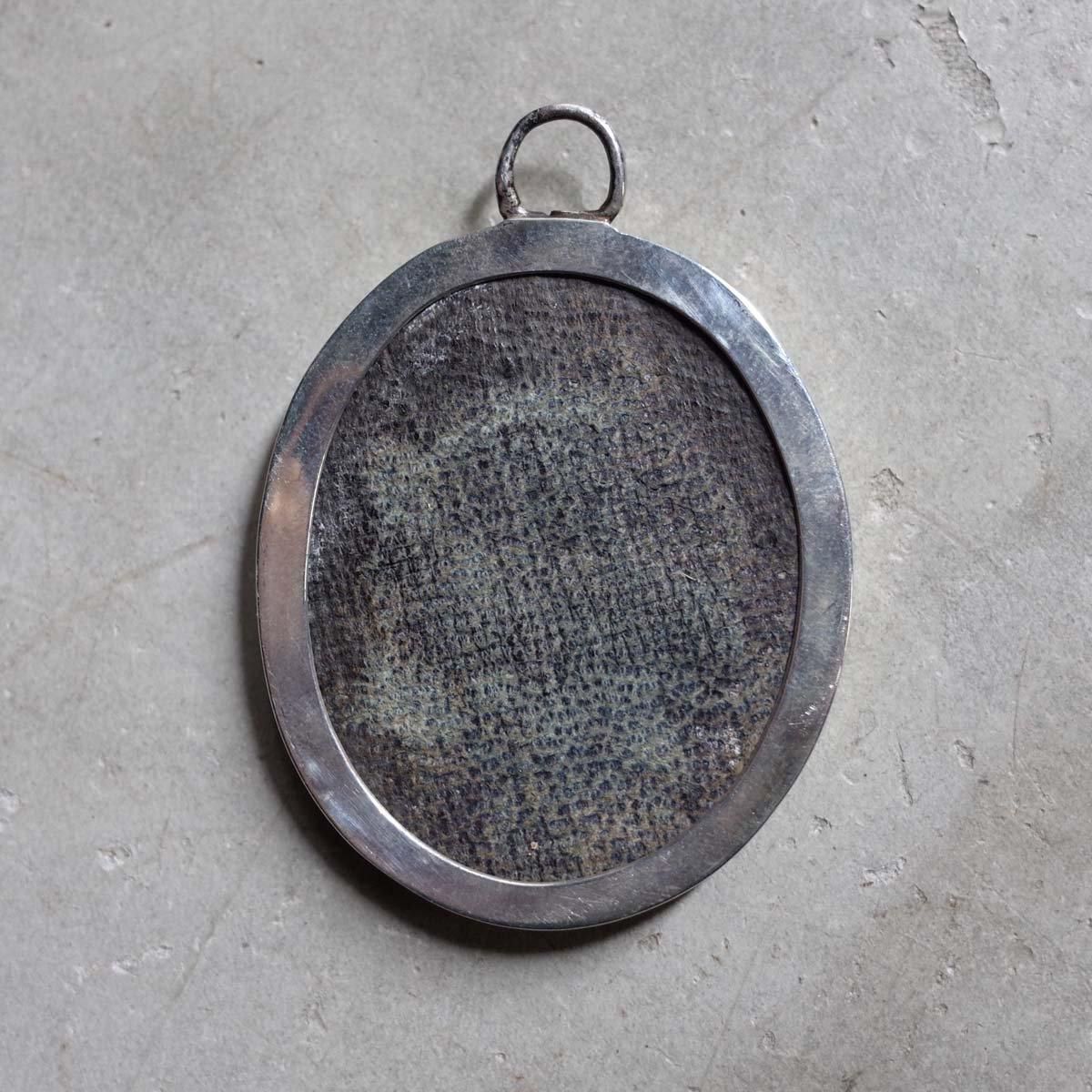 硼 С ߥ˥塼 ᥿ ڥȥȥåס1800-30's SIlver Georgian Miniature Metal Pendant Top
