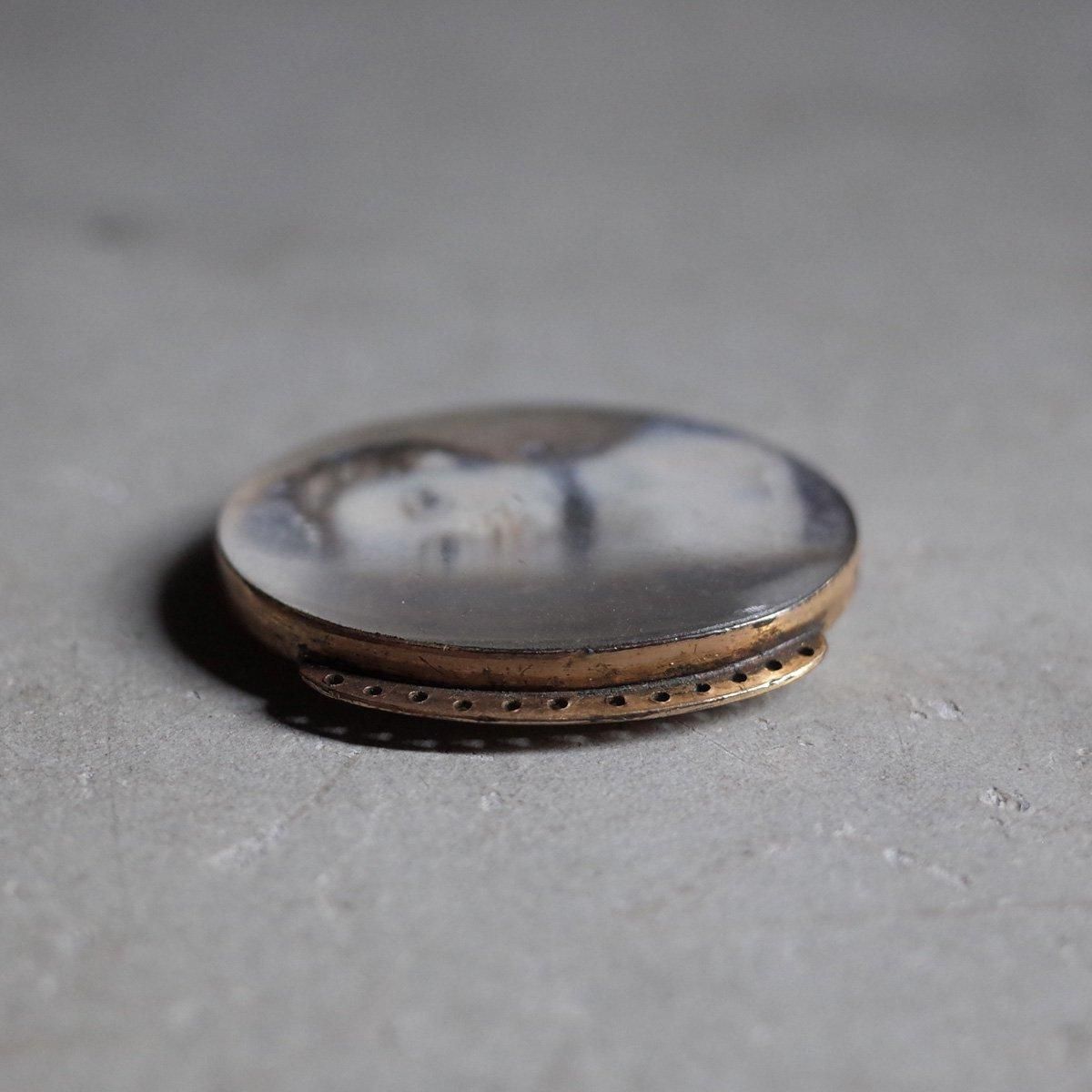 硼 ߥ˥塼 ᥿ ޥ֥ѡ Хå 饹סGeorgian Miniature Metal MOP Buckle Clasp