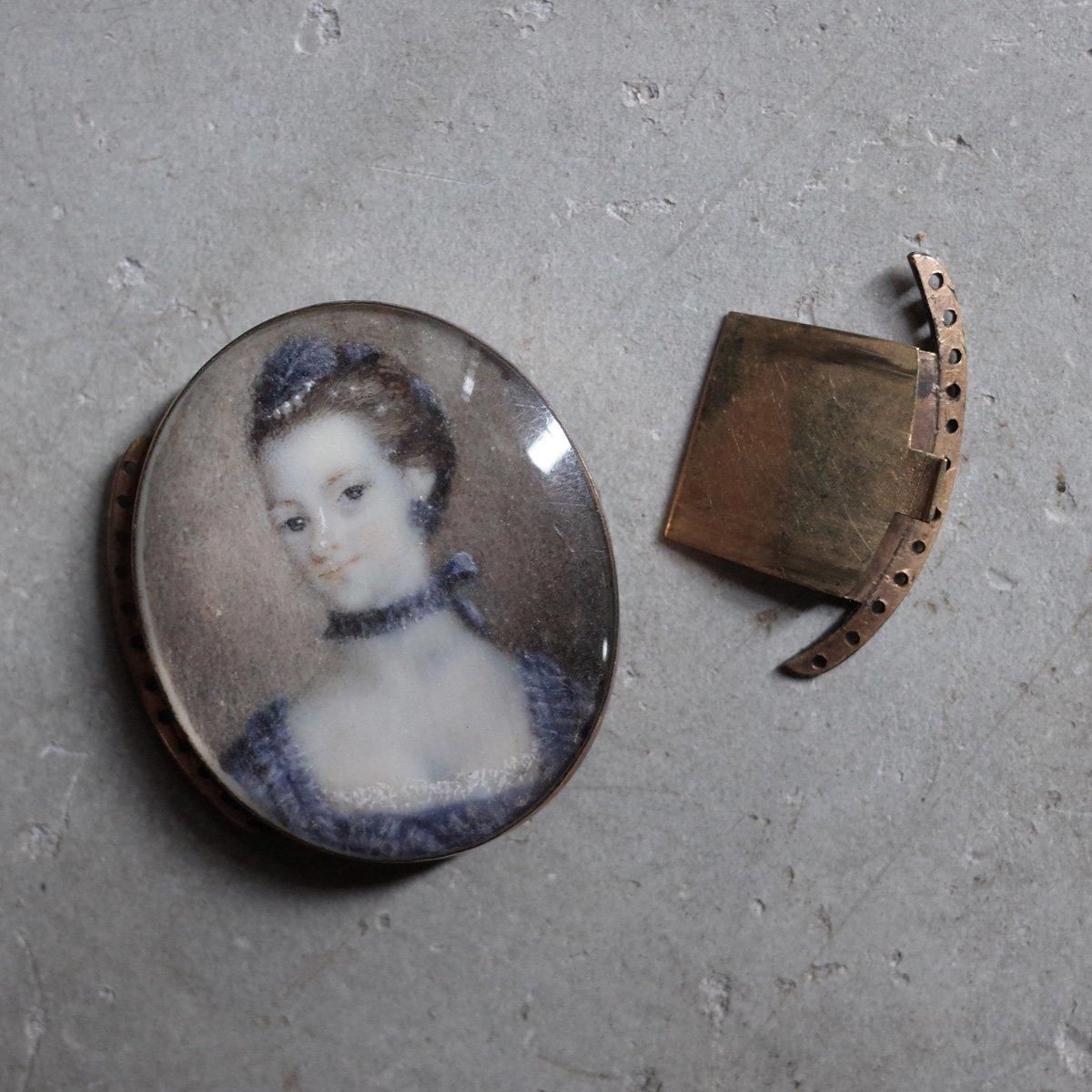 硼 ߥ˥塼 ᥿ ޥ֥ѡ Хå 饹סGeorgian Miniature Metal MOP Buckle Clasp