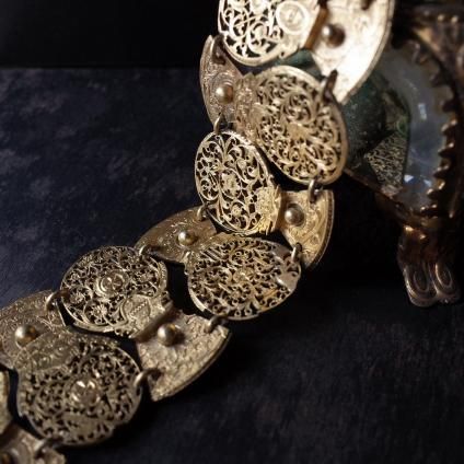 ȥꥢ ץѡ ֥쥹åȡ18th Brass Watch Parts Bracelet