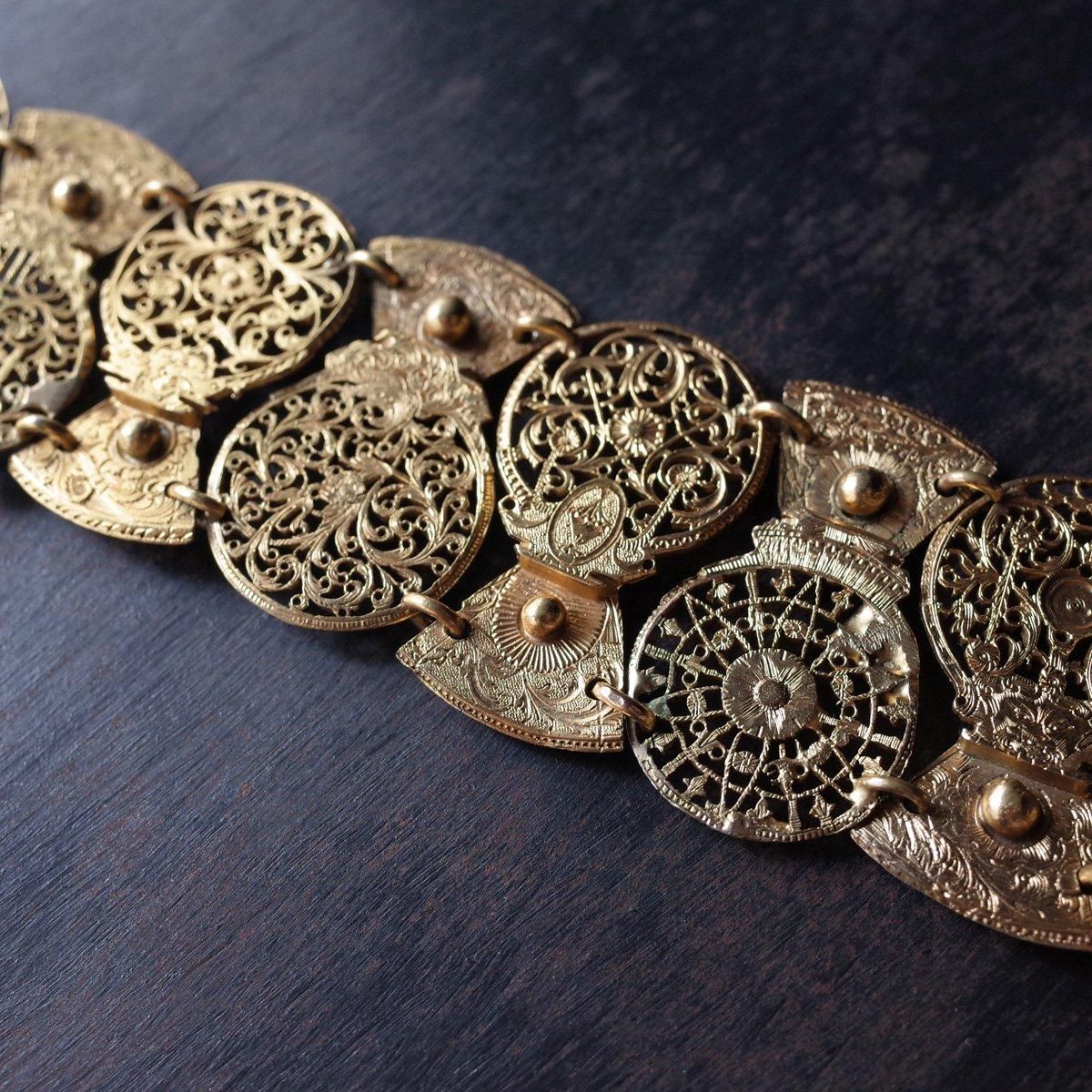 ȥꥢ ץѡ ֥쥹åȡ18th Brass Watch Parts Bracelet