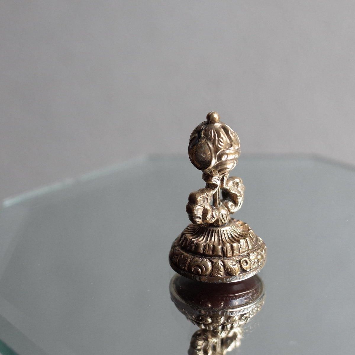 カーネリアン フォブシール（Victorian - Art Deco Seal Carnelian Fob