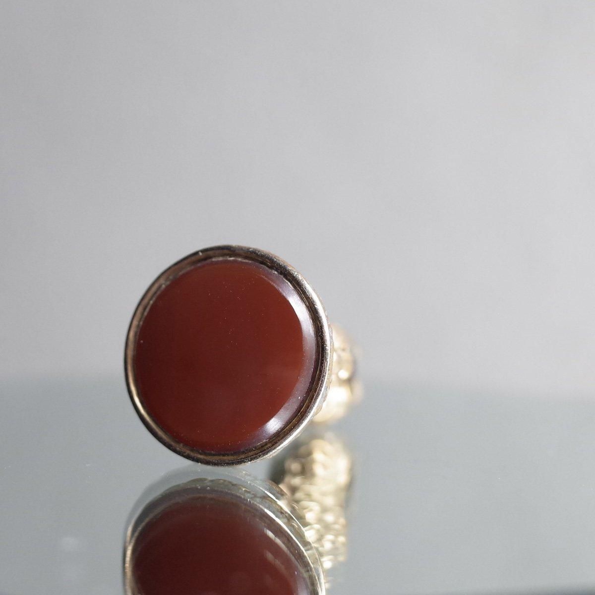ͥꥢ ե֥Victorian - Art Deco Carnelian Fob Seal