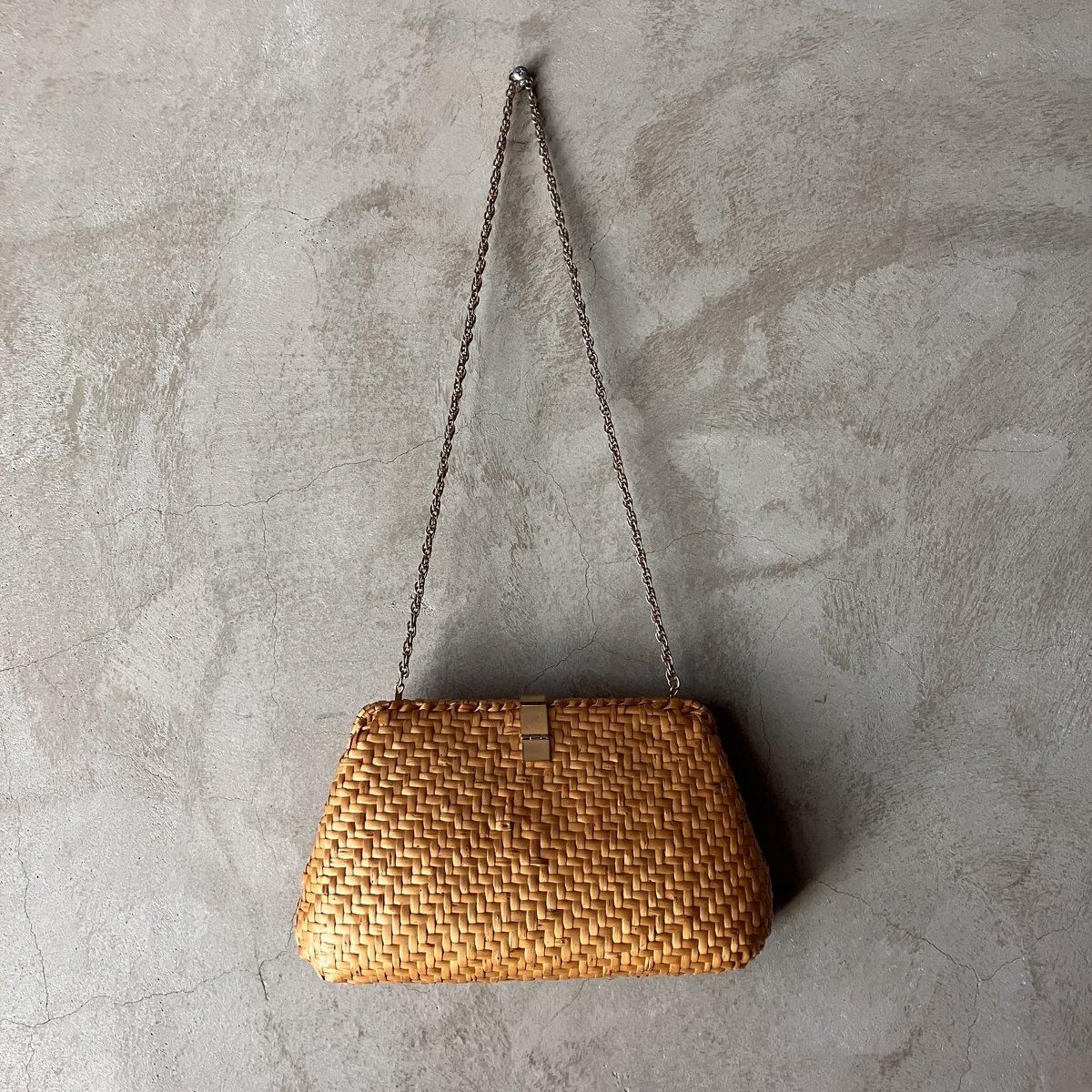 ơ  2WAY Хå ʥVintage Rattan Shoulder Bag