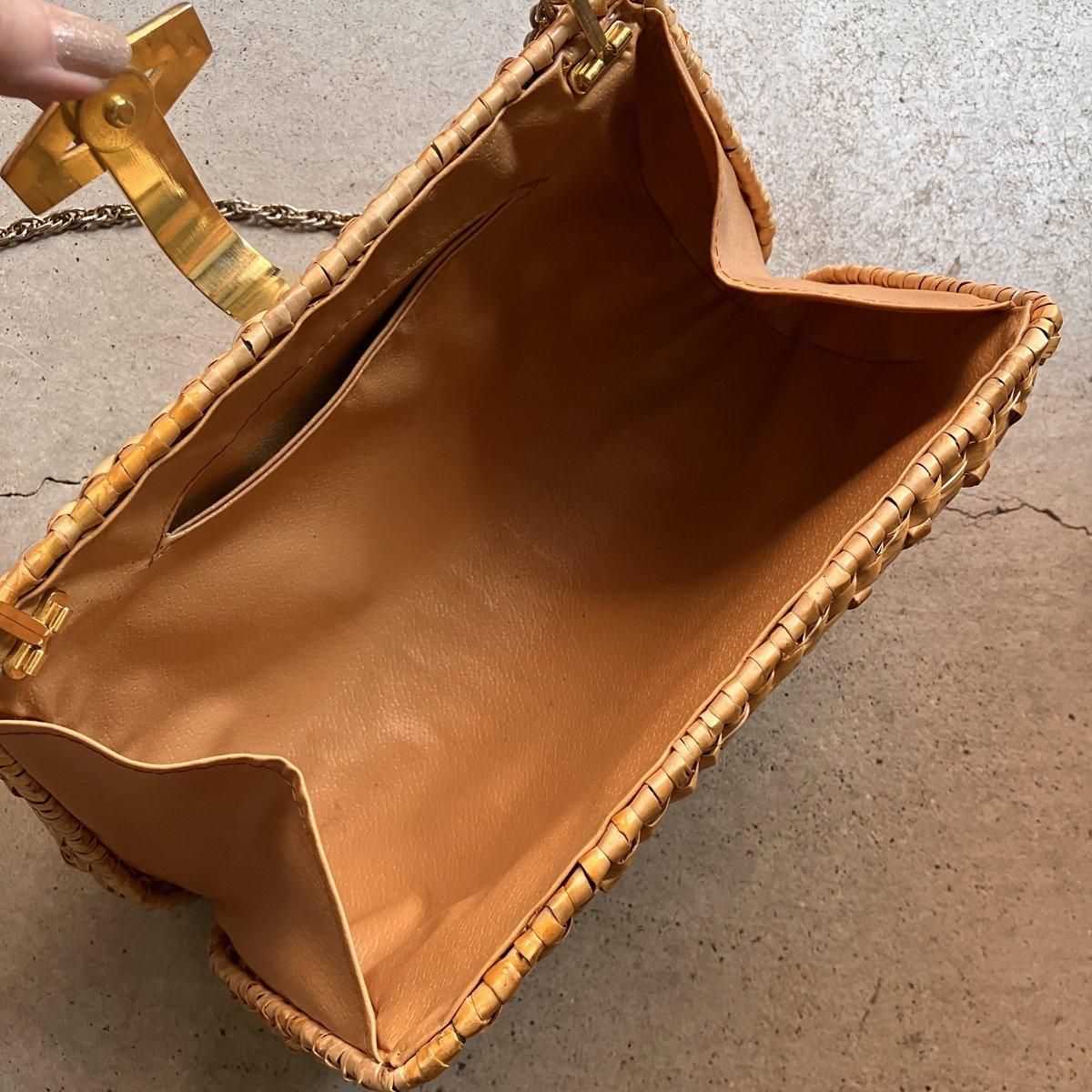 ơ  2WAY Хå ʥVintage Rattan Shoulder Bag