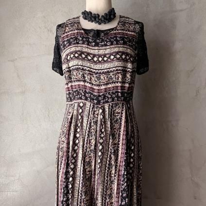 ơ ޥѥ ץ 륤Vintage Multi-Pattern Print All-in-One 