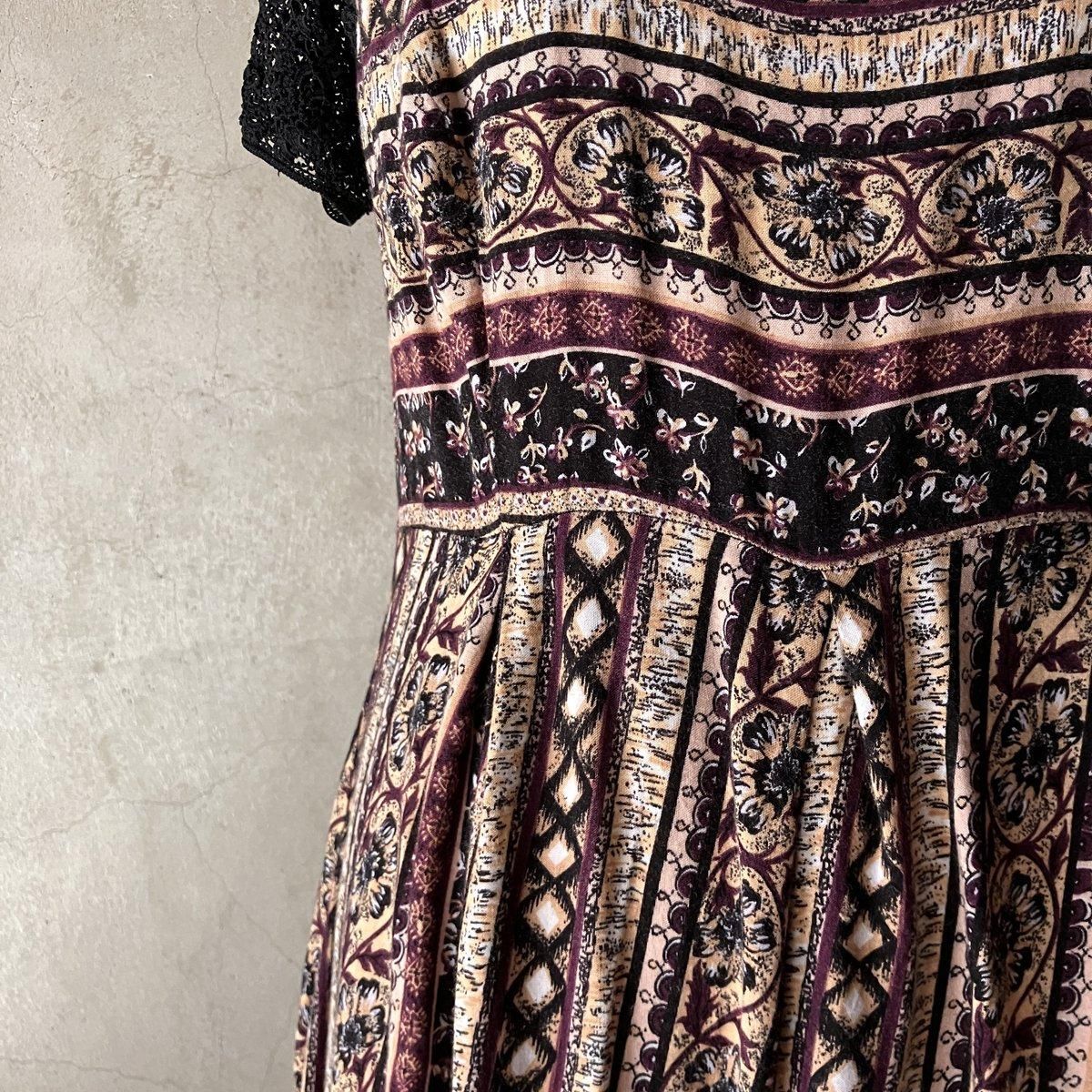 ơ ޥѥ ץ 륤Vintage Multi-Pattern Print All-in-One 