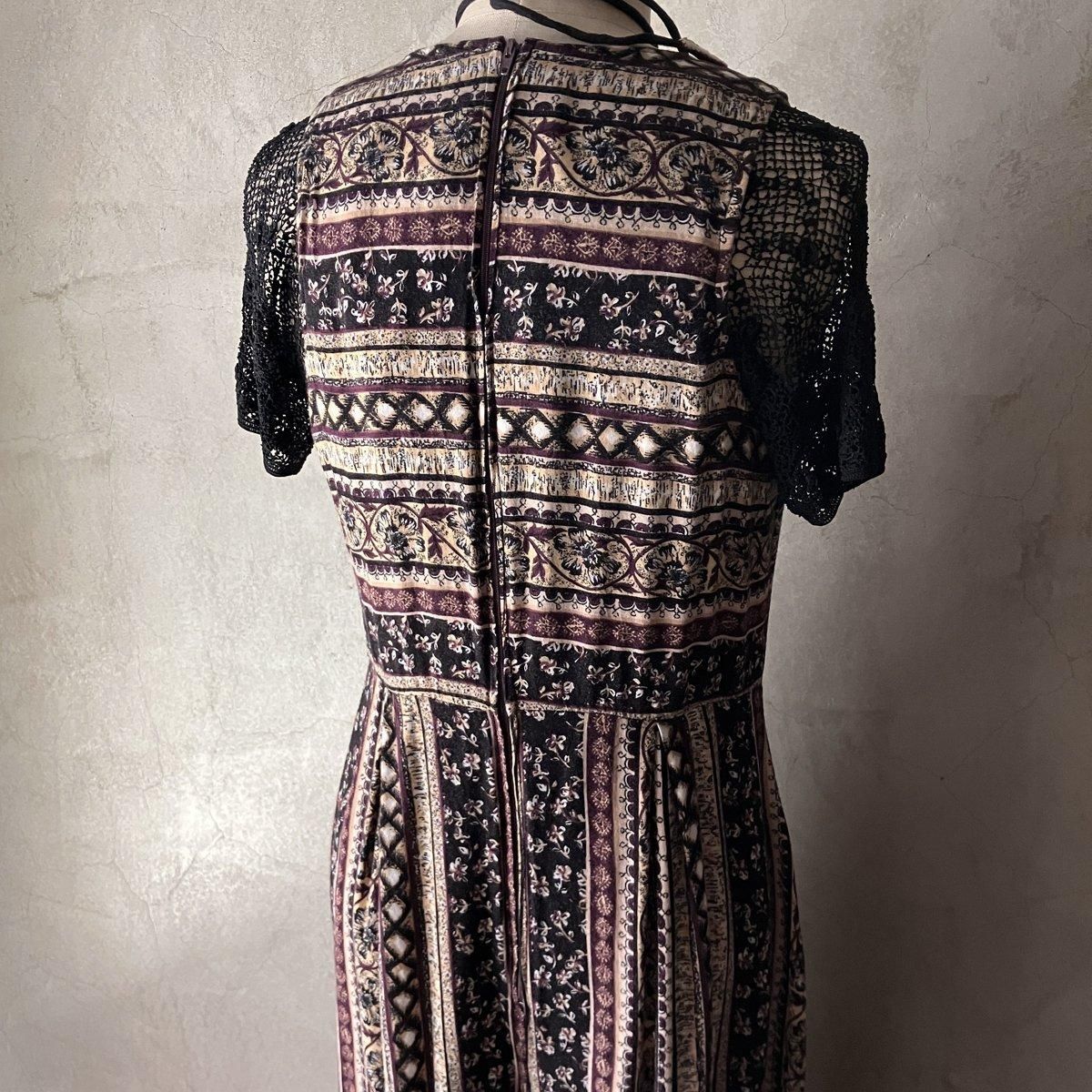 ơ ޥѥ ץ 륤Vintage Multi-Pattern Print All-in-One 