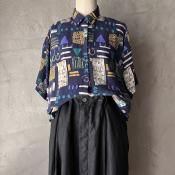 ե ơ եƥ ץ ġFrench Vintage Print Shirt