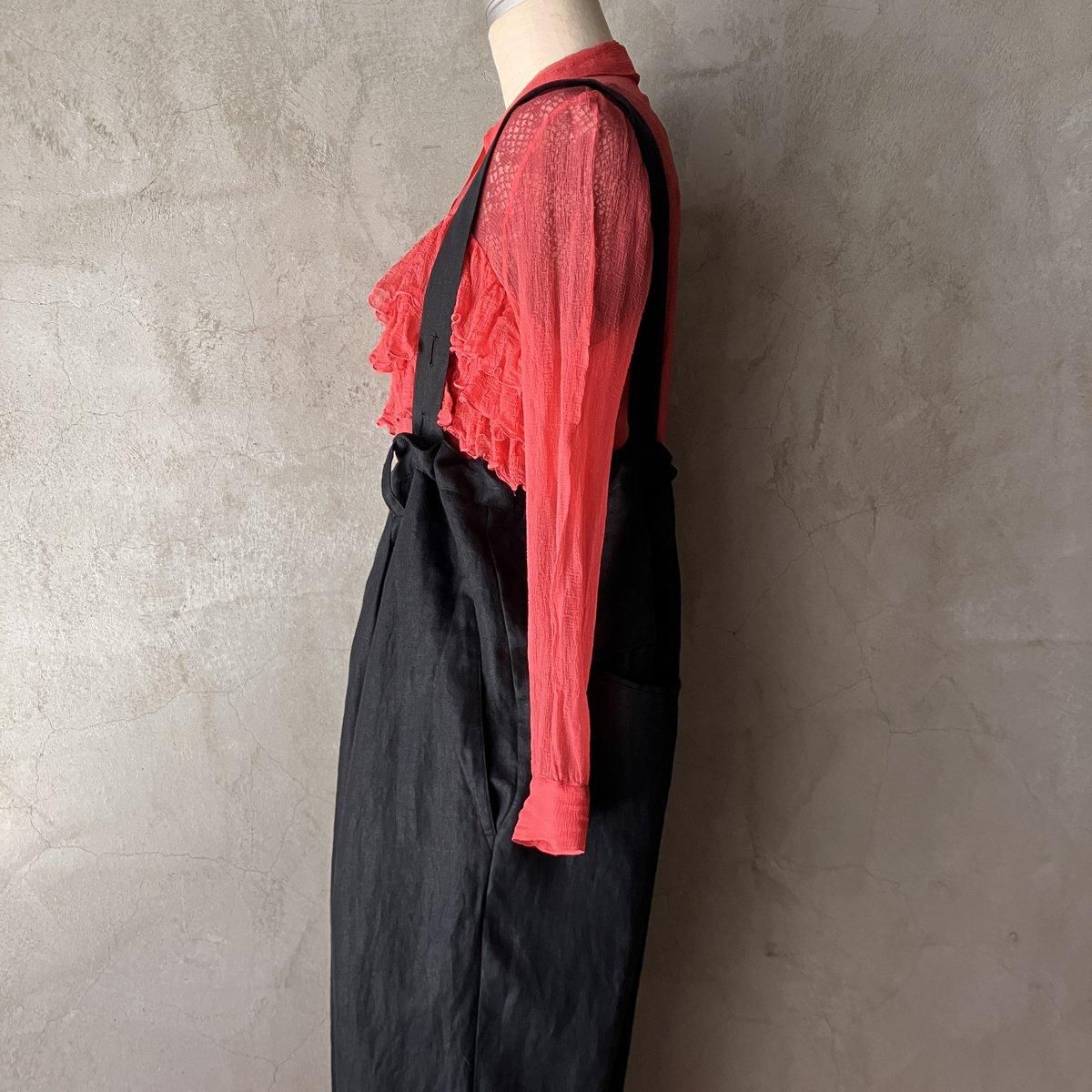 ե ơ 륯ե ե֥饦French Vintage Chiffon Frill Blouse