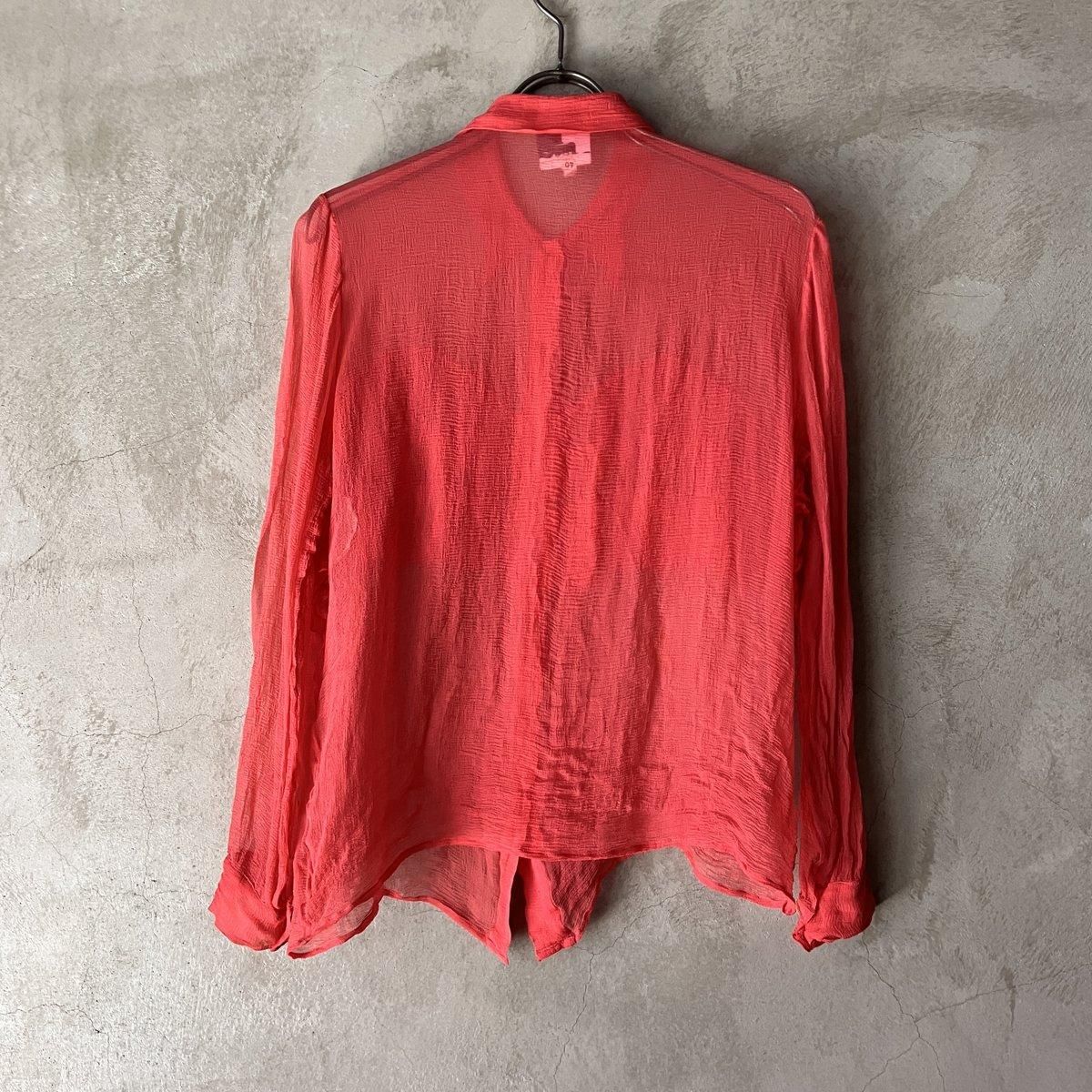 ե ơ 륯ե ե֥饦French Vintage Chiffon Frill Blouse