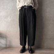 suzuki takayuki  wide legged pants ʥ業 磻ɥåɥѥĭLamp Black / Unisex 