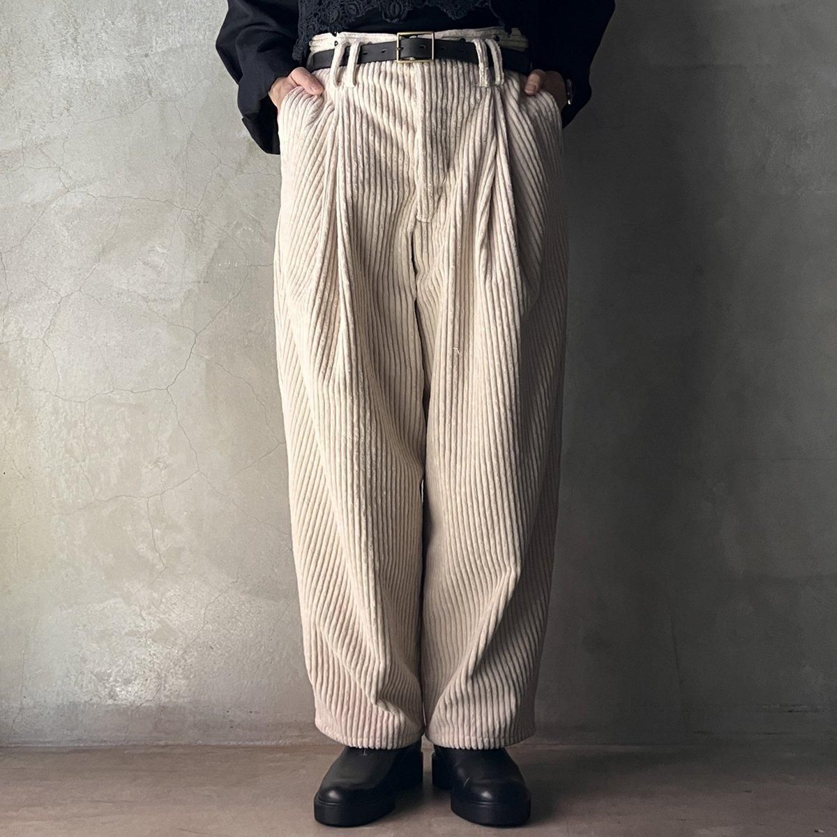 suzuki takayuki  wide legged pants ʥ業 磻ɥåɥѥ  Ivory / Unisex 