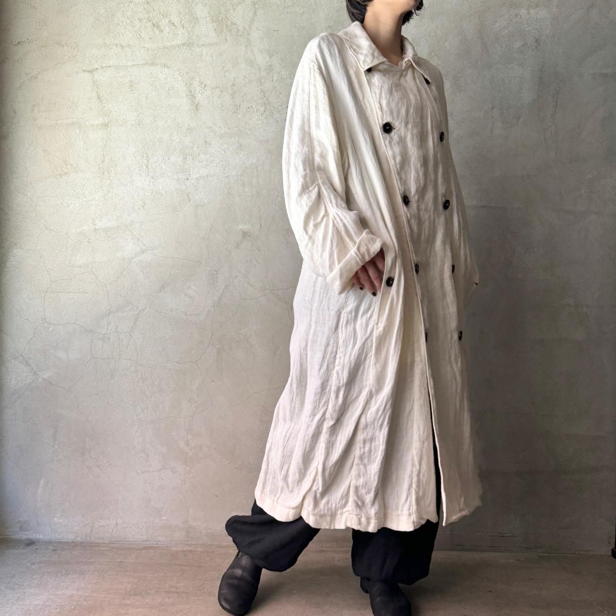 suzuki takayuki over coat Ⅰ(スズキタカユキ オーバーコートⅠ) Ivory / Unisex- JeJe PIANO ONLINE BOUTIQUE 神戸のアンティーク時計,ジュエリー,ファッション専門店 suzuki takayuki over coat Ⅰ(スズキタカユキ オーバーコートⅠ) Ivory / Unisex- JeJe PIANO ONLINE BOUTIQUE 神戸のアンティーク時計,ジュエリー,ファッション専門店