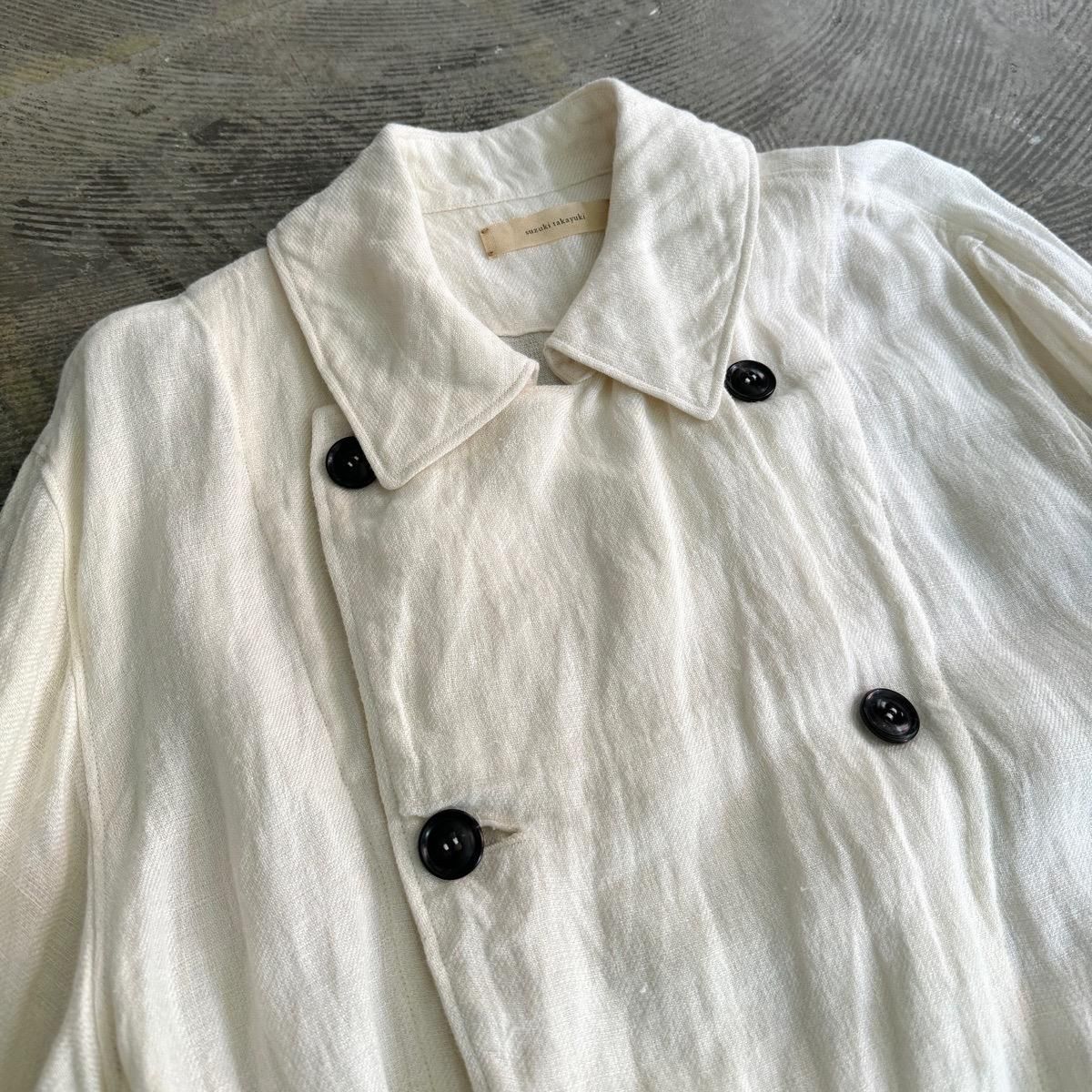 suzuki takayuki over coat ʥ業 Сȭ Ivory / Unisex