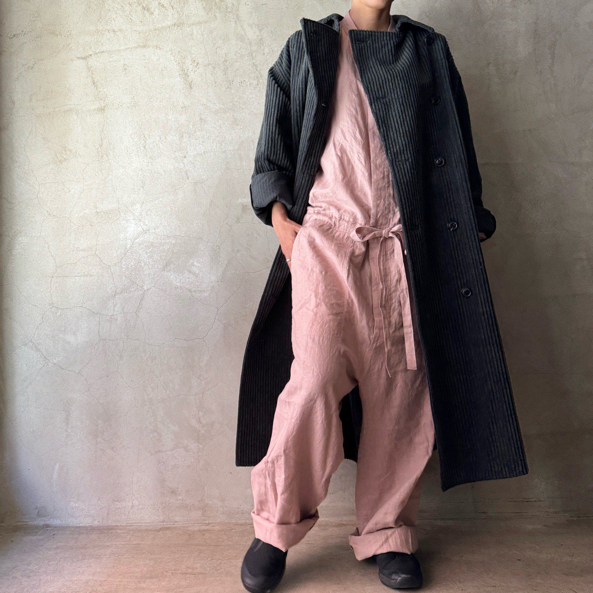 suzuki takayuki over coat ʥ業 СȭRaven's Grey  / Unisex 