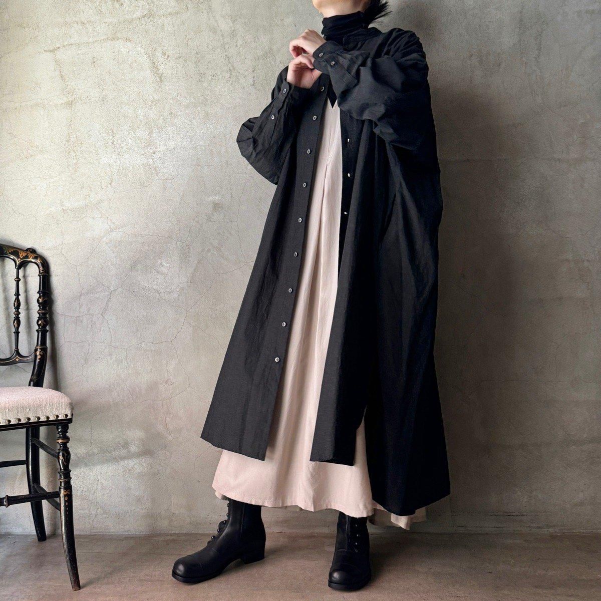suzuki takayuki weather cloth shirtʥ業 ġEbony Black