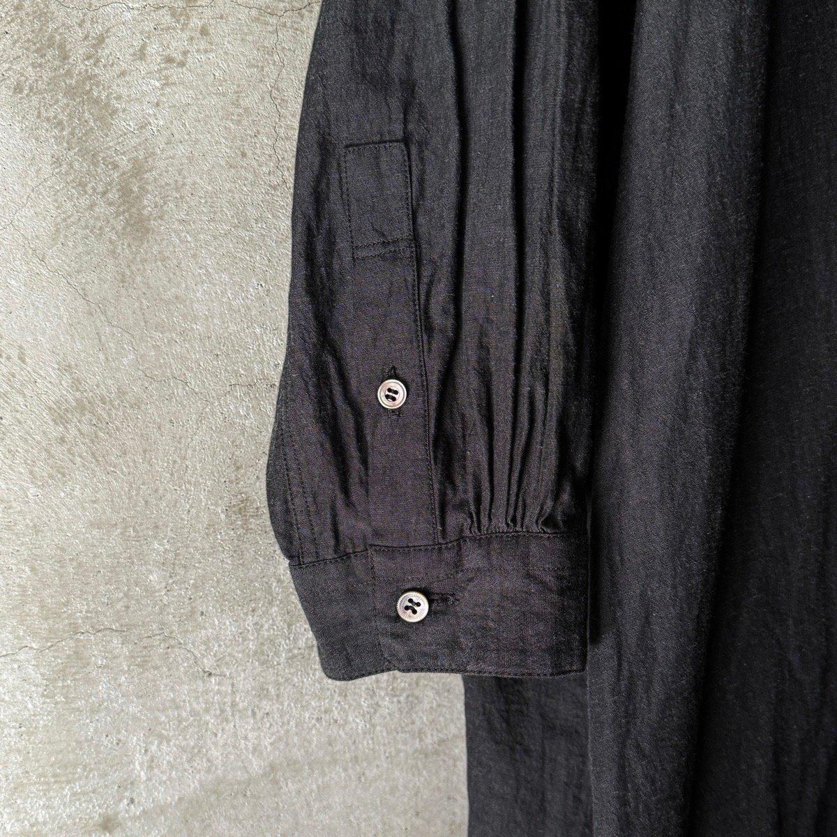 suzuki takayuki weather cloth shirtʥ業 ġEbony Black