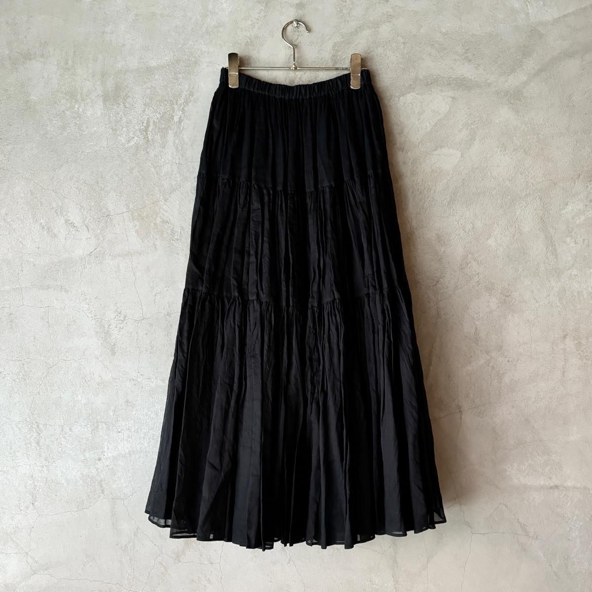 suzuki takayuki  tiered skirtʥ業 ƥɥȡBlack