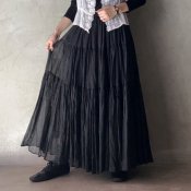 suzuki takayuki  tiered skirtʥ業 ƥɥȡBlack