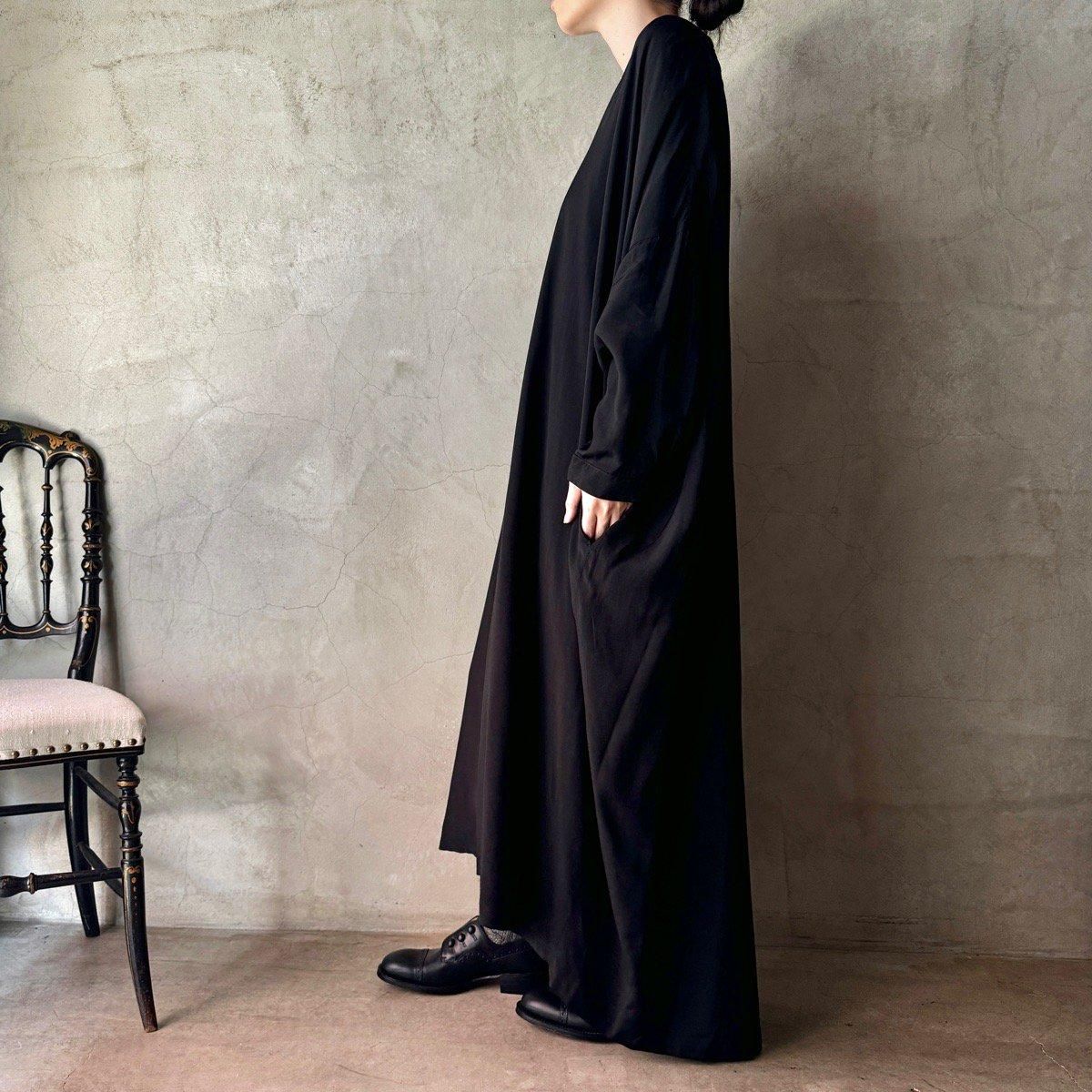 suzuki takayuki v-neck dress ʥ業 Vͥåɥ쥹Black
