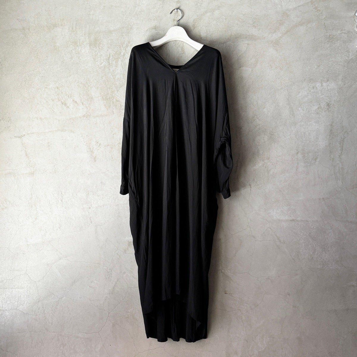suzuki takayuki v-neck dress ʥ業 Vͥåɥ쥹Black
