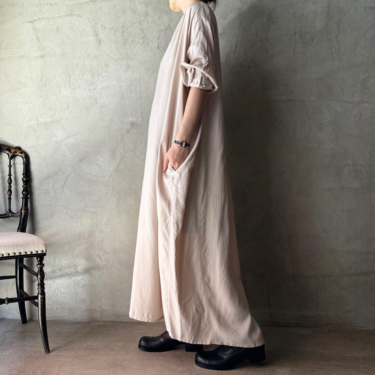 suzuki takayuki v-neck dress (スズキタカユキ Vネックドレス suzuki takayuki v-neck dress (スズキタカユキ Vネックドレス