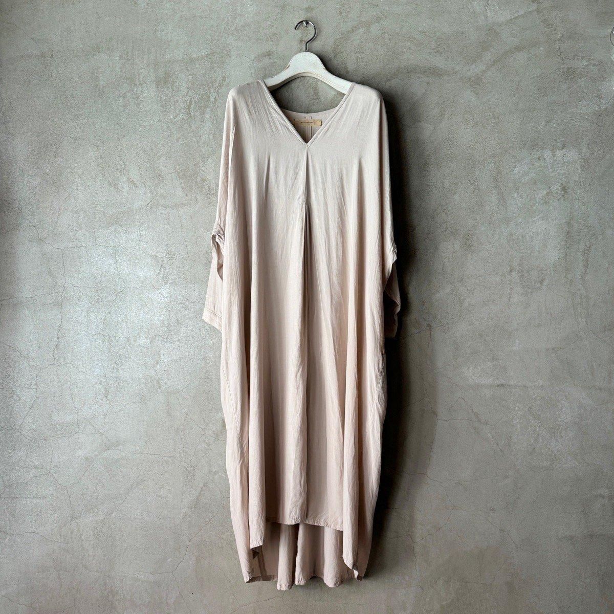 suzuki takayuki v-neck dress ʥ業 Vͥåɥ쥹Ivory
