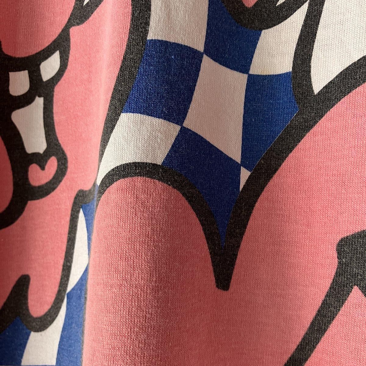 C.1989 CANADA ԥåեå ץ TġVintage Pig Flag Print T-shirt