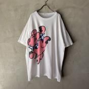 C.1989 CANADA ԥåեå ץ TġVintage Pig Flag Print T-shirt