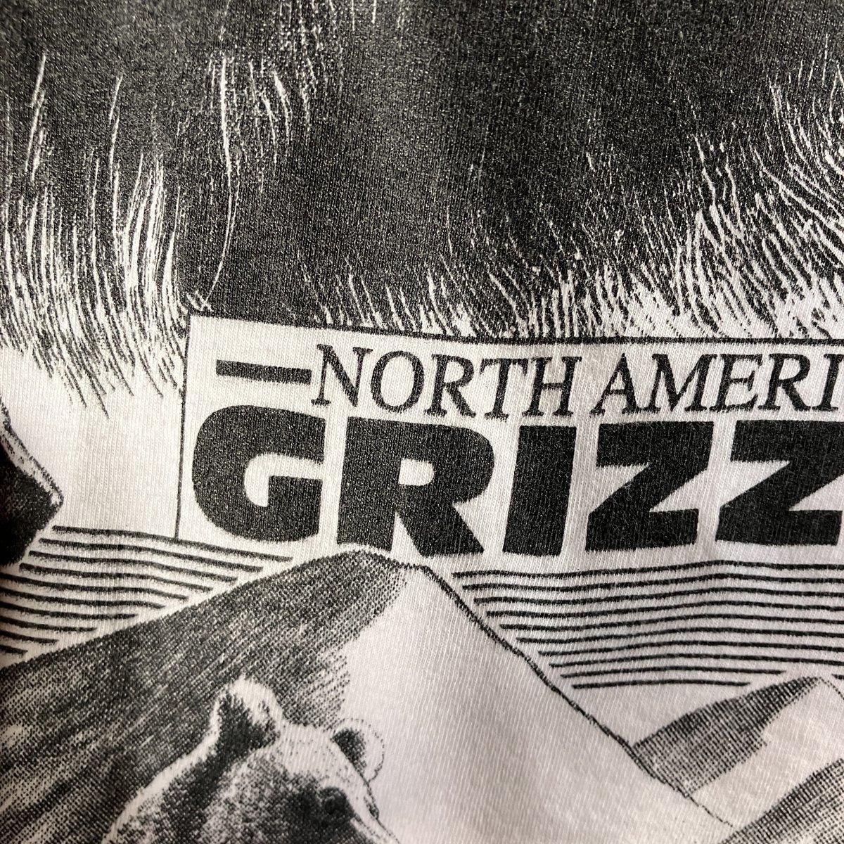 1990ǯ ơ ꥺ꡼ ץ TġVintage Grizzly Print T-Shirt