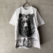 1990ǯ ơ ꥺ꡼ ץ TġVintage Grizzly Print T-Shirt