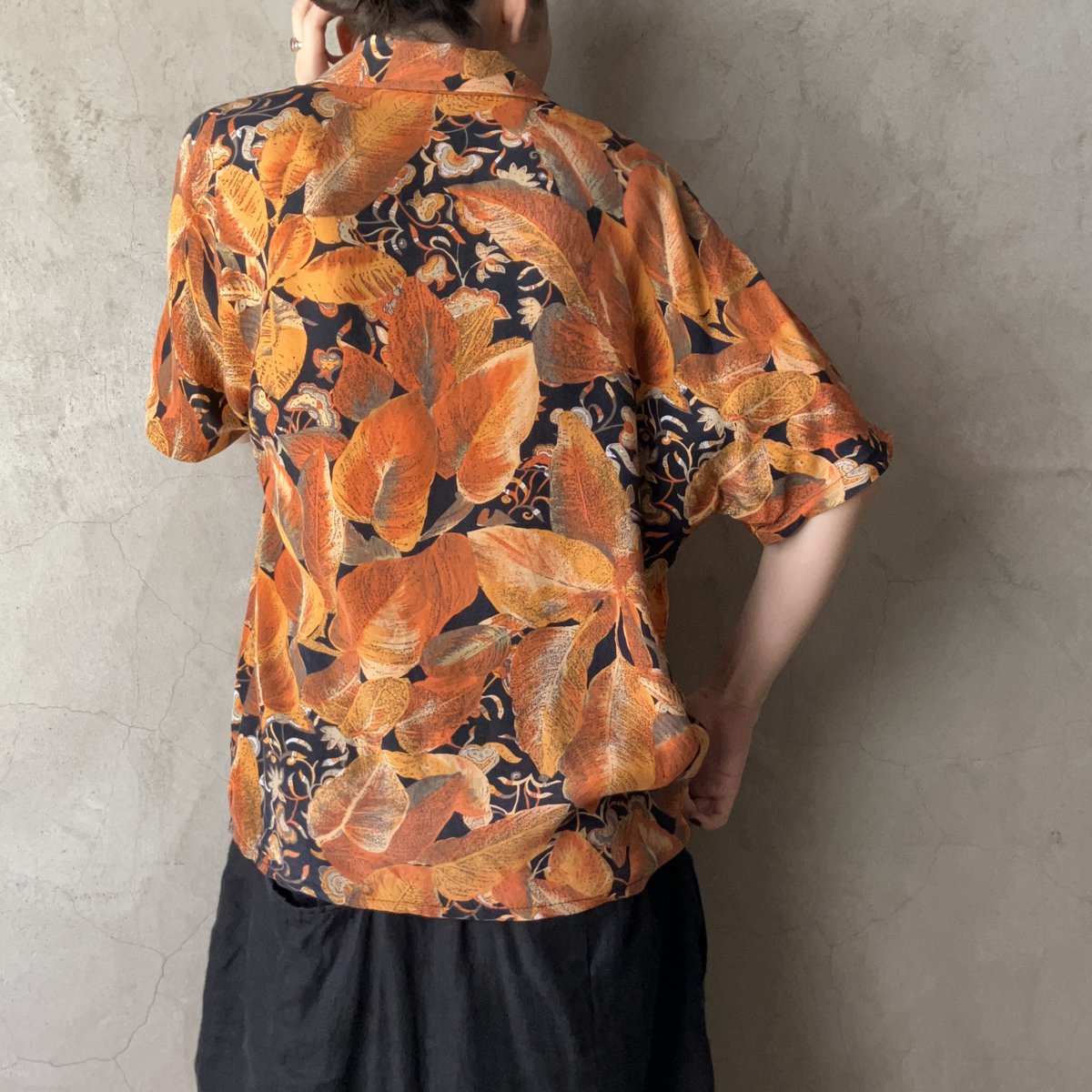 ե ơ ܥ˥ ץ ġFrench Vintage Botanical Print Shirt