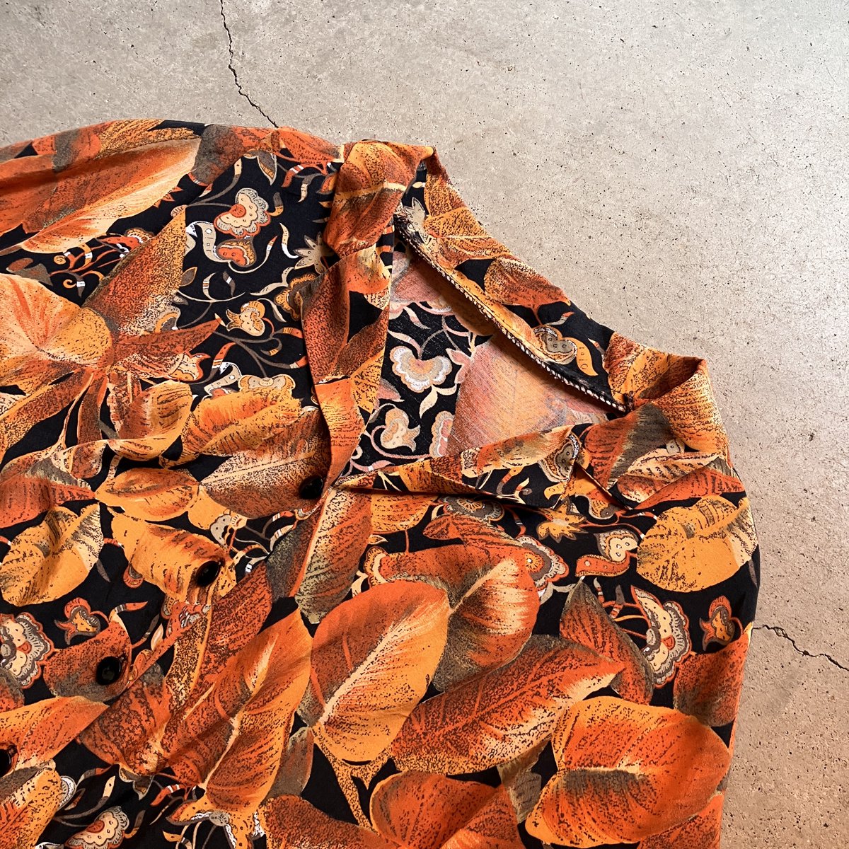 ե ơ ܥ˥ ץ ġFrench Vintage Botanical Print Shirt