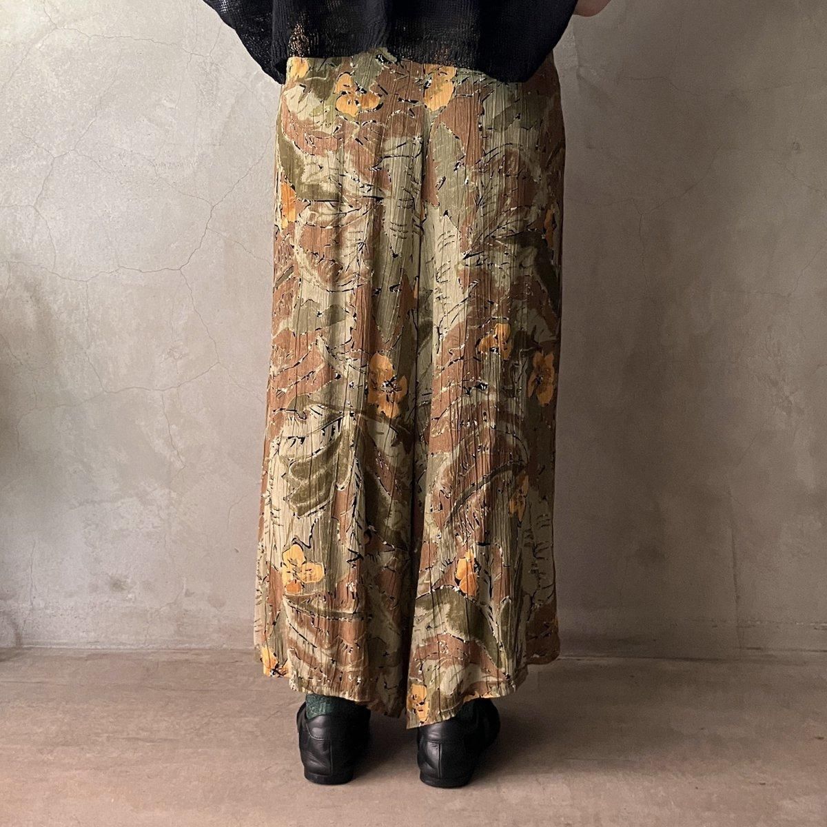 ե ơ ץ å ѥġFrench Vintage Print Tuck Pants